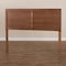 Baxton Studio Raya Mid-Century Walnut Brown Finished Wood Full Size Headboard 156-9419 - alternate 3